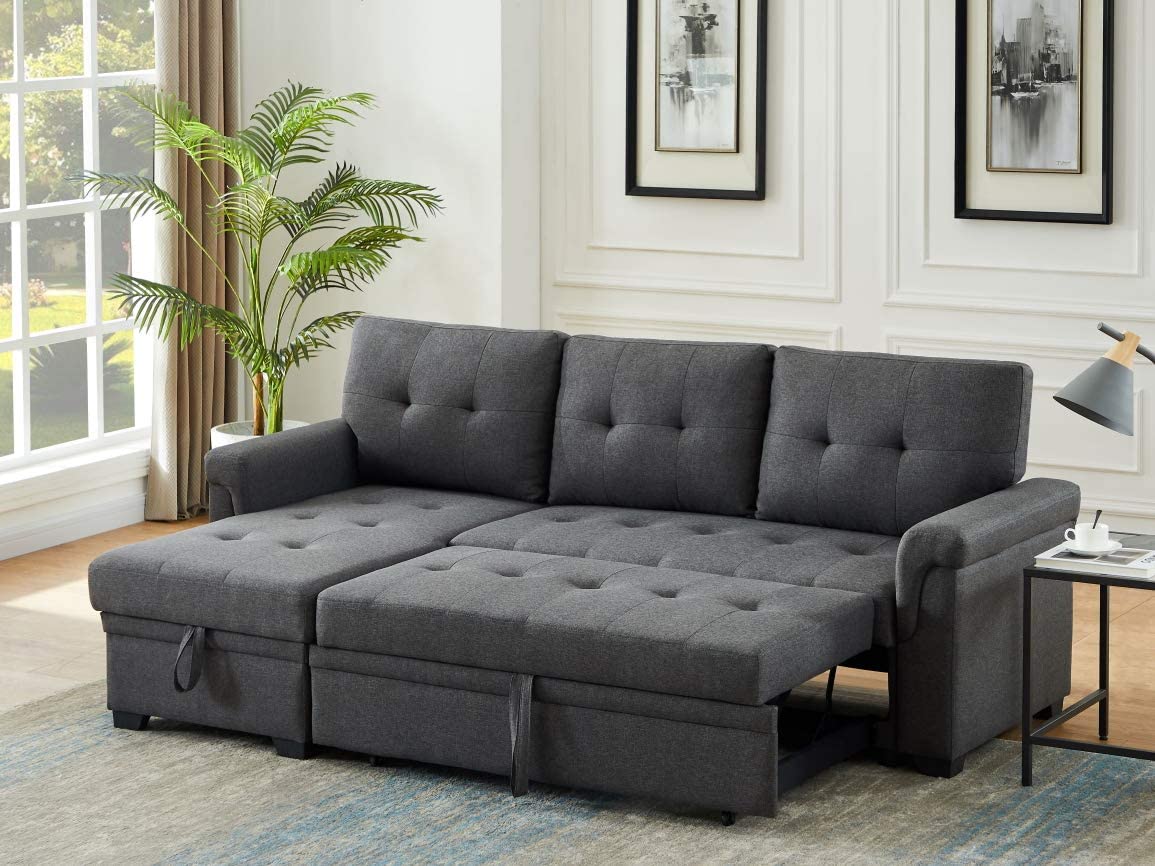 L Shape Sofa : Sleeper Sectional Sofa
