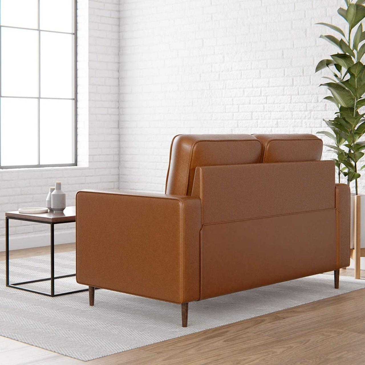 2 Seater Sofa : Faux Leatherette Sofa Set, Multicolour Options