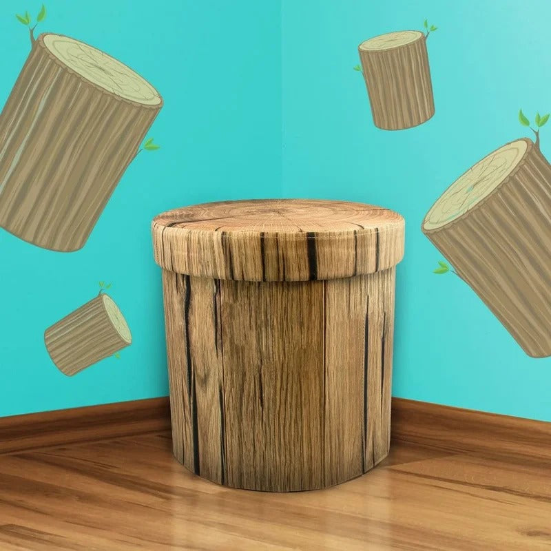 Storage Ottomans 15'' Wide Round Storage Ottoman with Storage