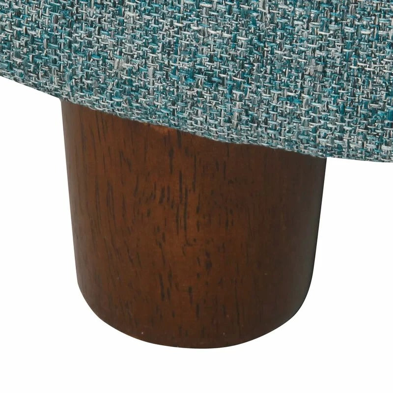 Storage Ottomans: 19'' Wide Round Storage Ottoman with Storage