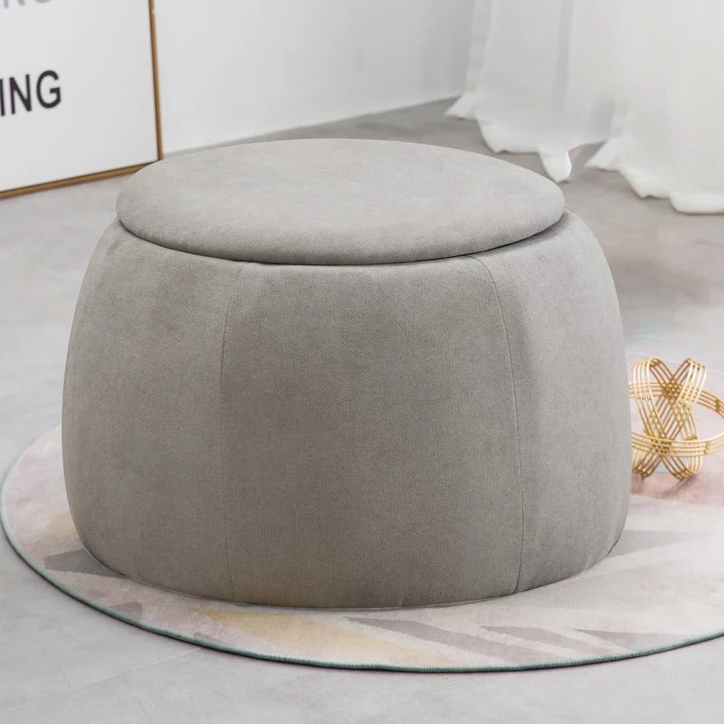Storage Ottomans 23.75'' Wide Round Storage Ottoman with Storage