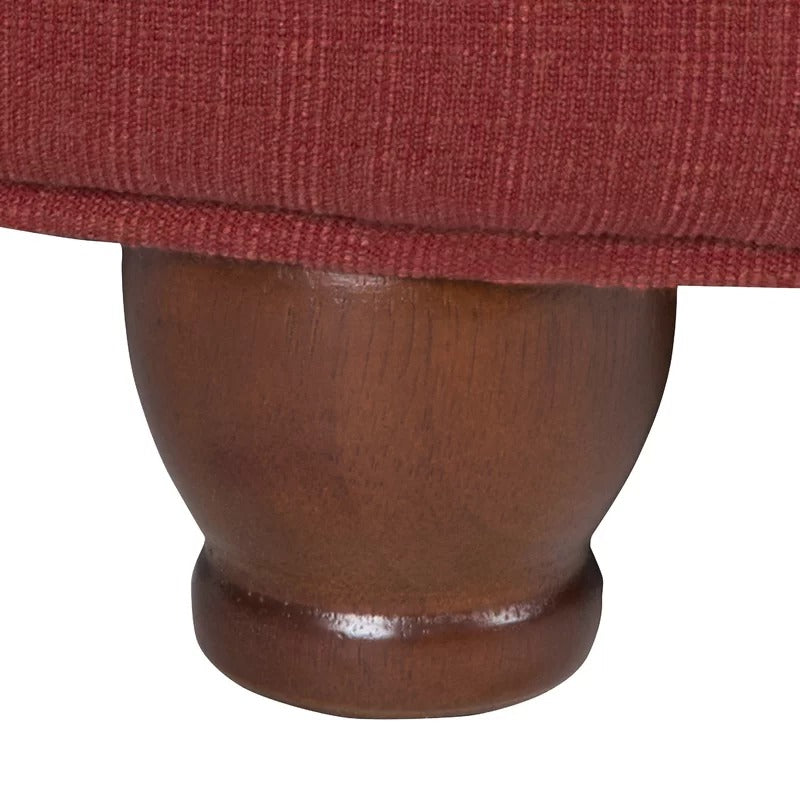 Storage Ottomans: 28'' Wide Tufted Round Storage Ottoman with Storage