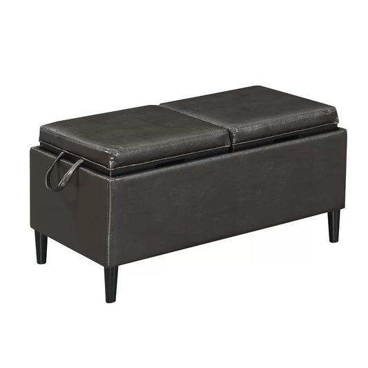 Storage Ottomans 32'' Wide Rectangle Ottoman with Storage