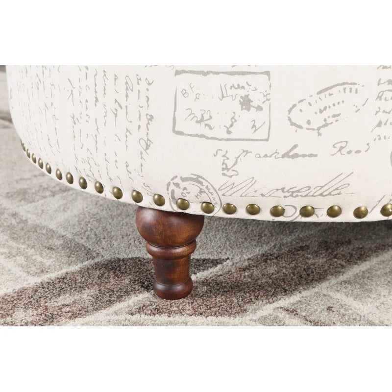 Storage Ottomans 32'' Wide Round Storage Ottoman with Storage