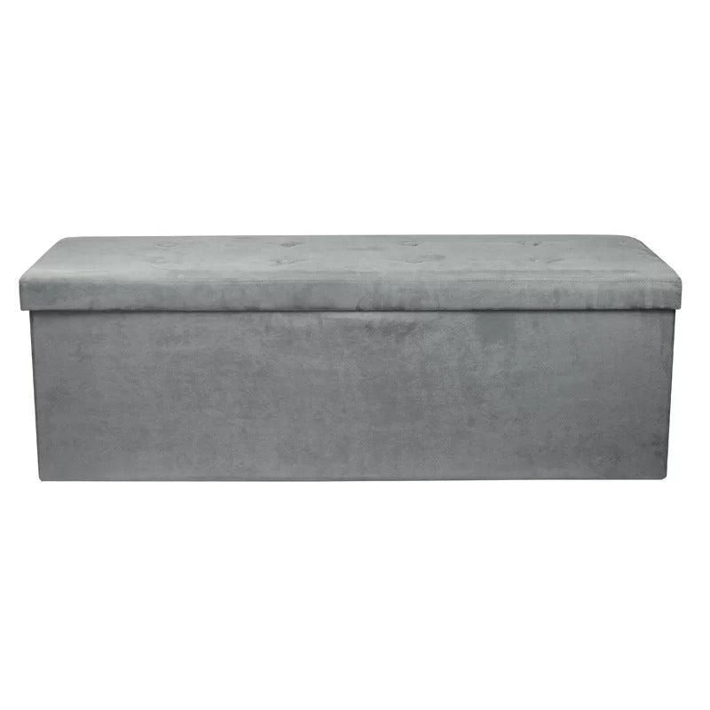 Storage Ottomans 43'' Wide Tufted Rectangle Storage Ottoman with Storage
