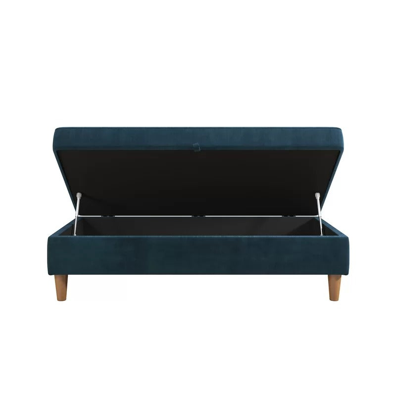 Storage Ottomans: 51'' Wide Rectangle Storage Ottoman with Storage