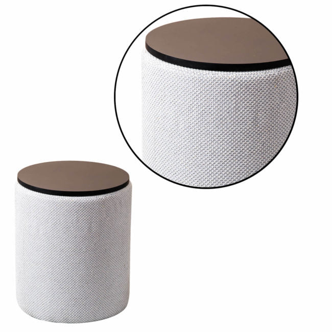 Storage Ottomans: Cotton Storage Ottoman