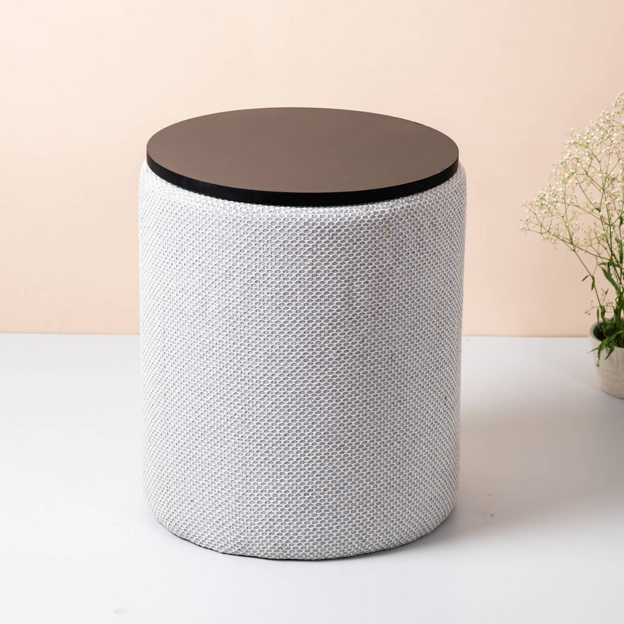 Storage Ottomans: Cotton Storage Ottoman