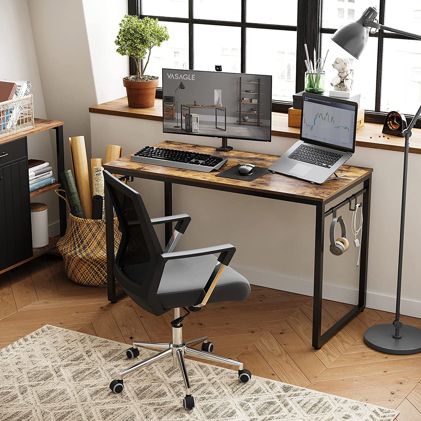 Study Table : 47 Inch Office Study Table, Work from Home