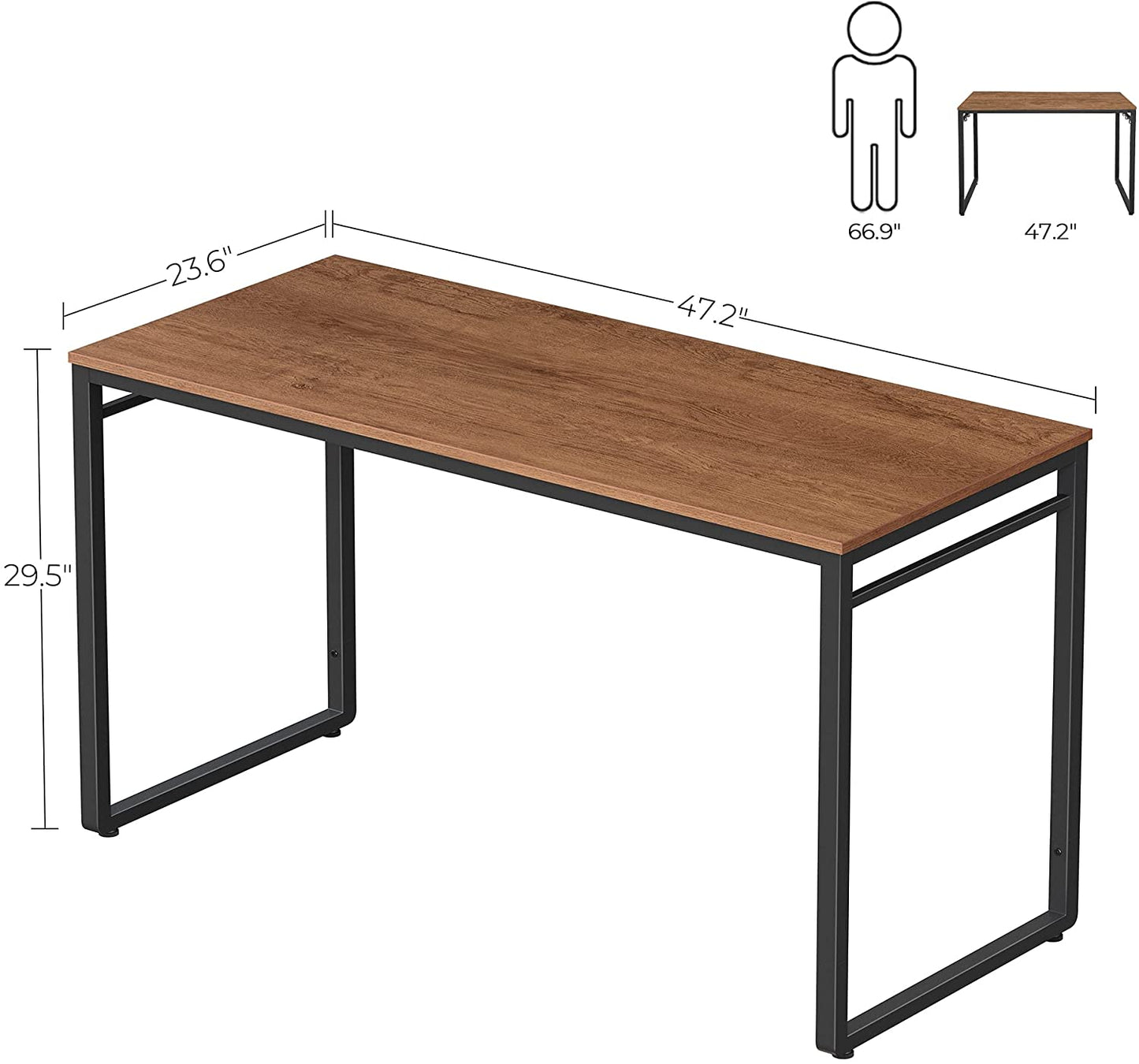Study Table : 47 Inch Office Study Table, Work from Home