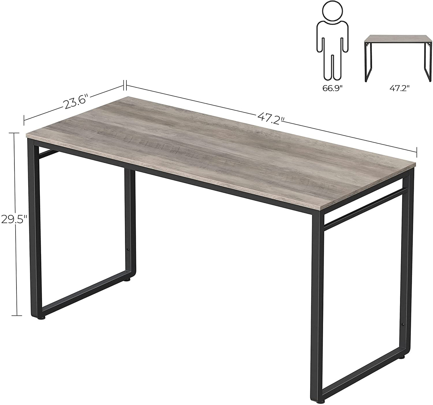 Study Table : 47 Inch Office Study Table, Work from Home