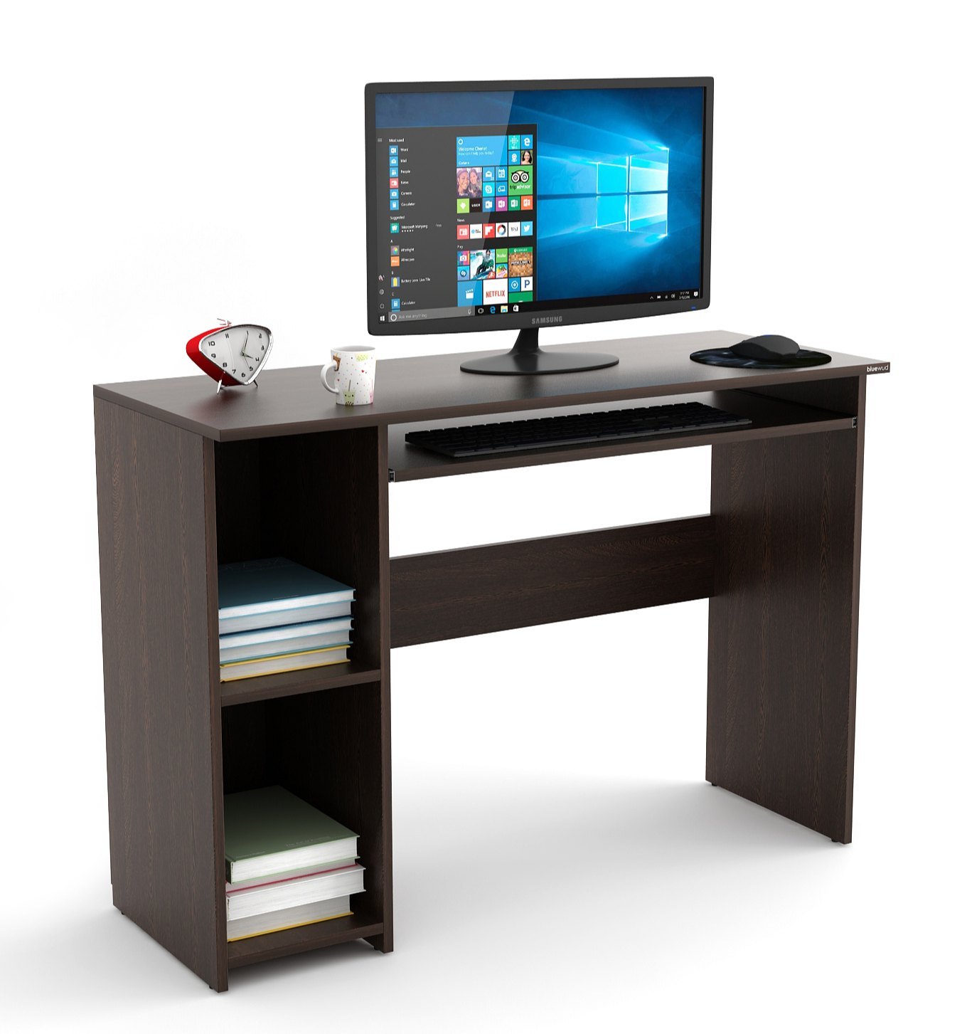 Study Table: Allium Wood Study Table, Laptop, Computer Table Desk for Home & Office (Wenge)