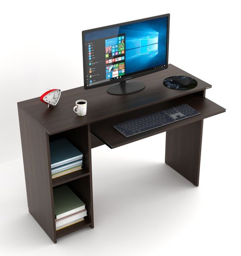 Study Table: Allium Wood Study Table, Laptop, Computer Table Desk for Home & Office (Wenge)