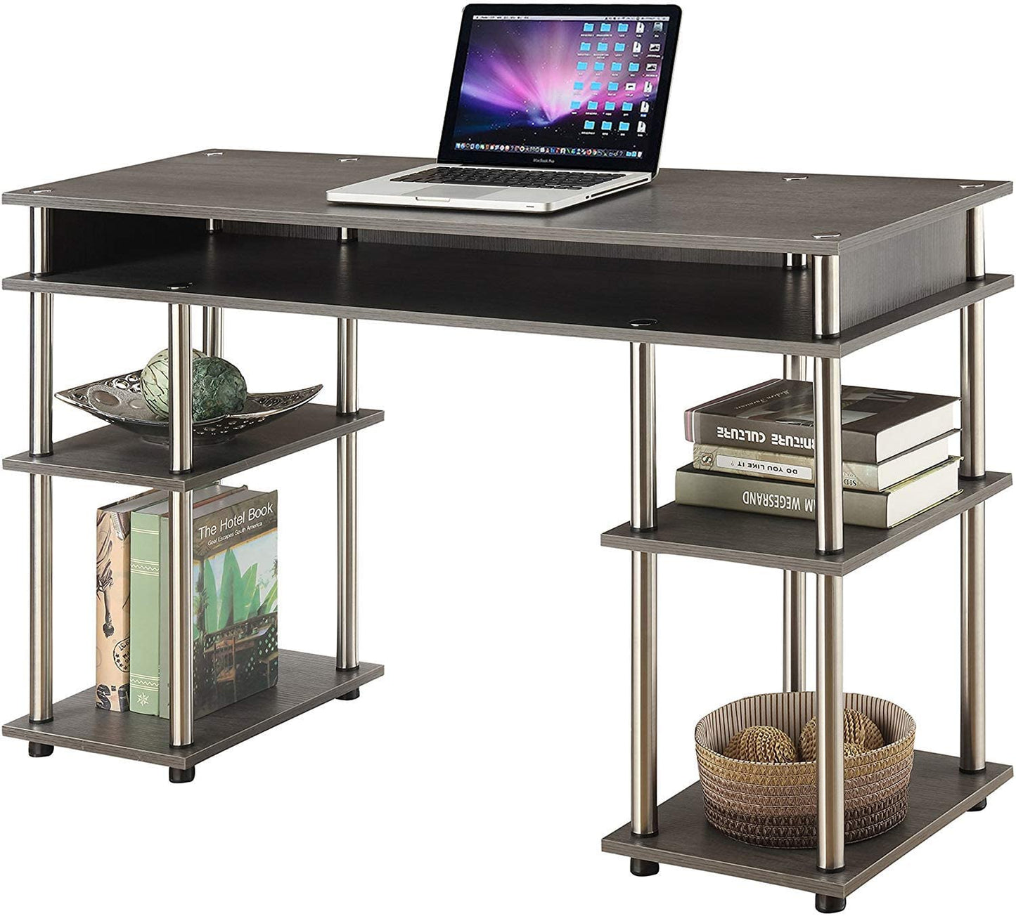 Study Table : Morden Study Table with Shelves