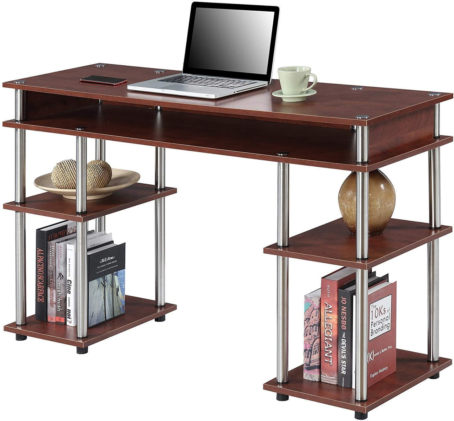 Study Table : Morden Study Table with Shelves