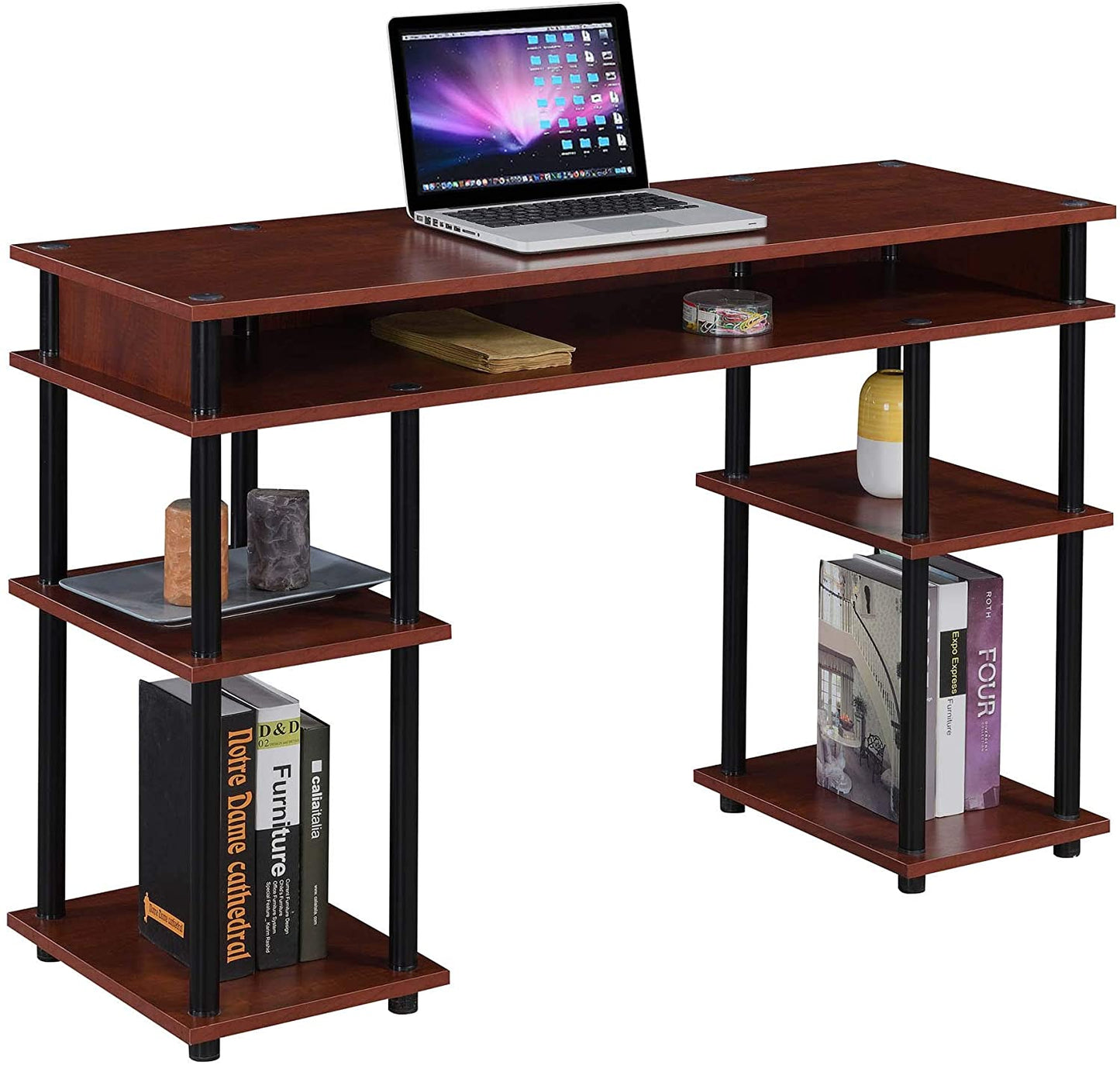 Study Table : Morden Study Table with Shelves