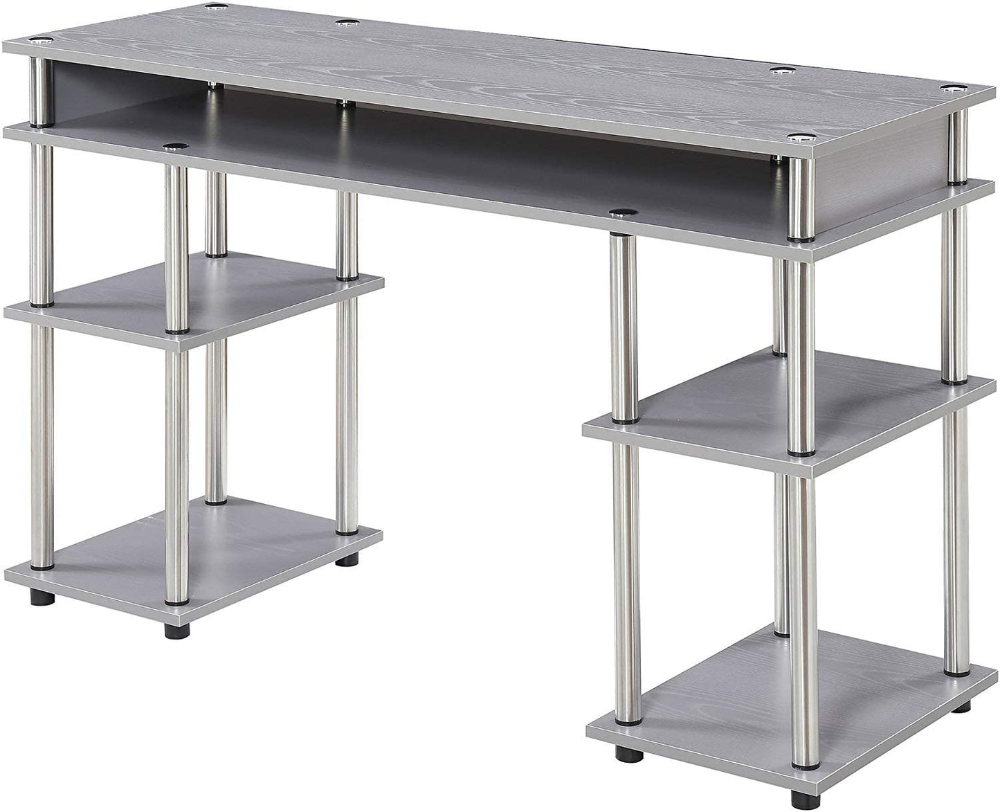 Study Table : Morden Study Table with Shelves