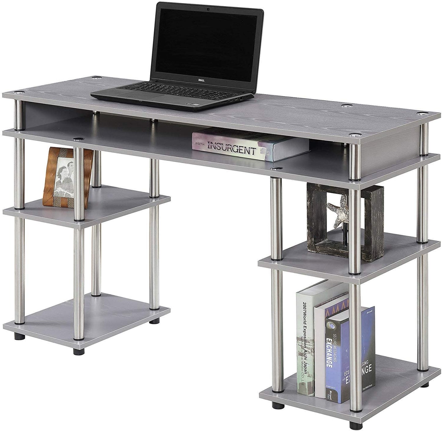 Study Table : Morden Study Table with Shelves