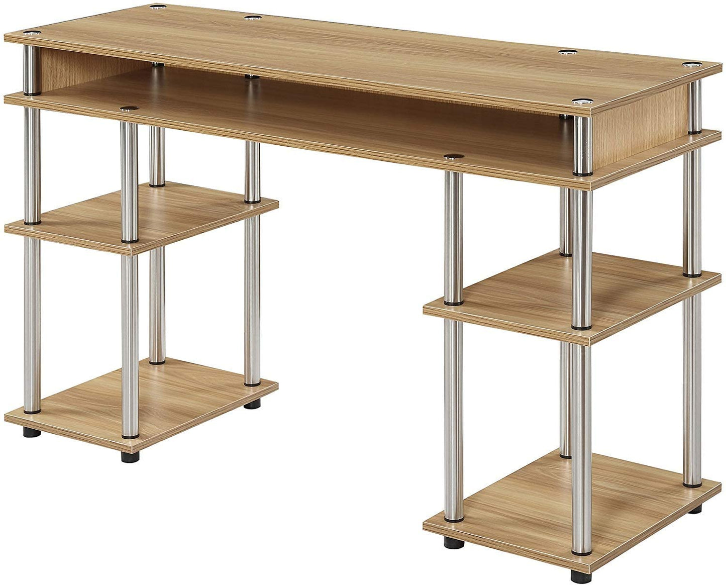 Study Table : Morden Study Table with Shelves