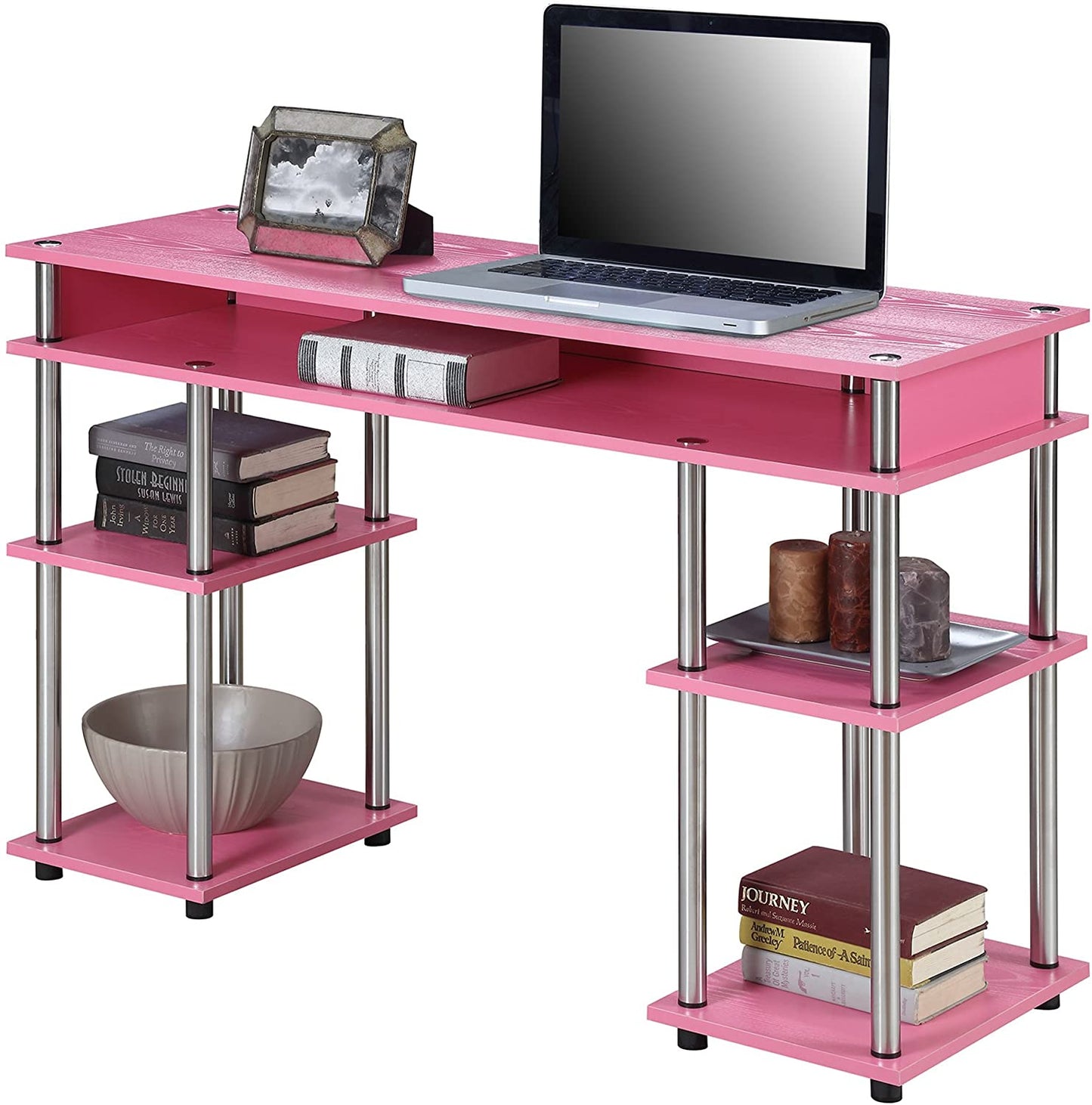 Study Table : Morden Study Table with Shelves
