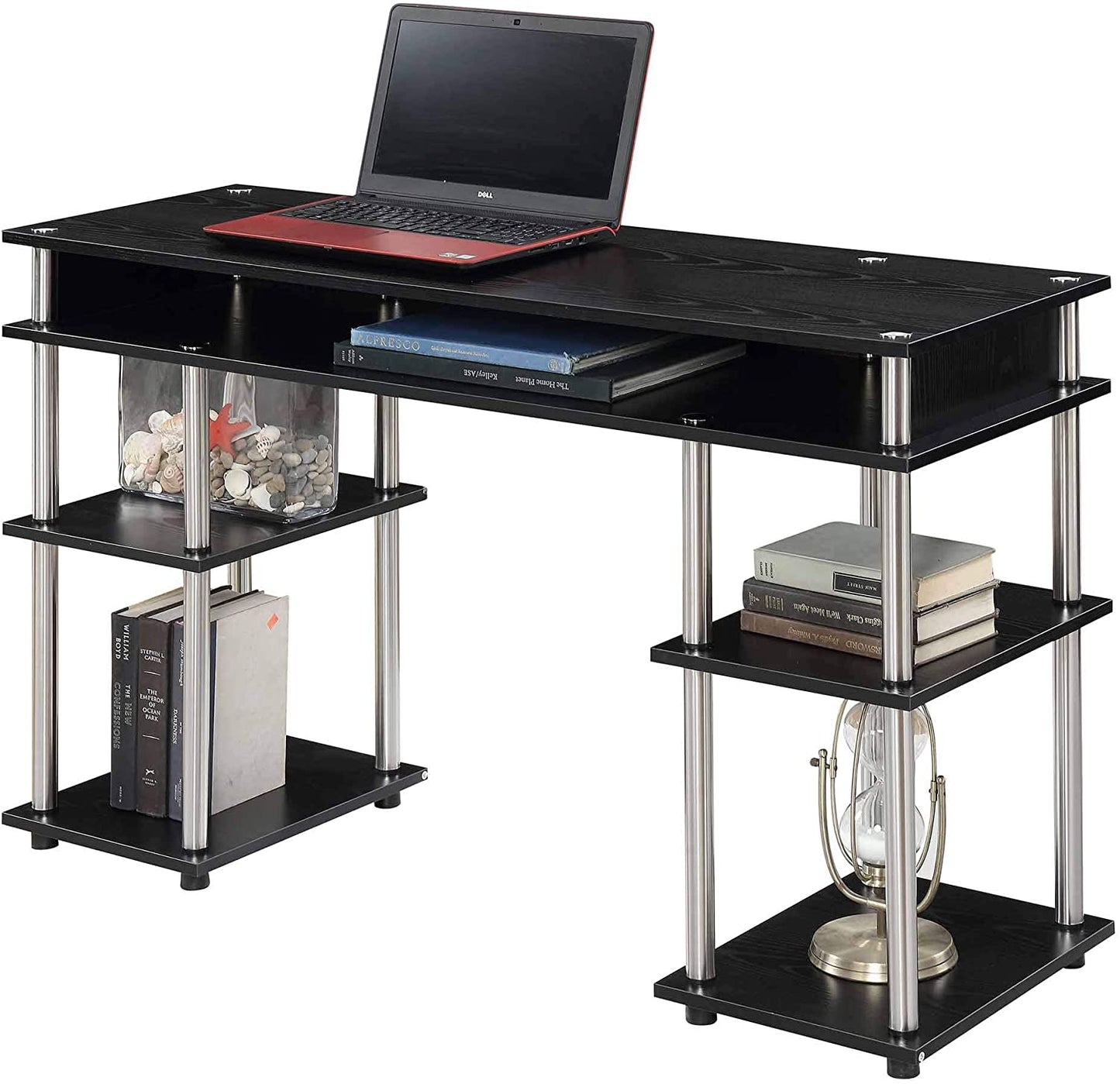 Study Table : Morden Study Table with Shelves