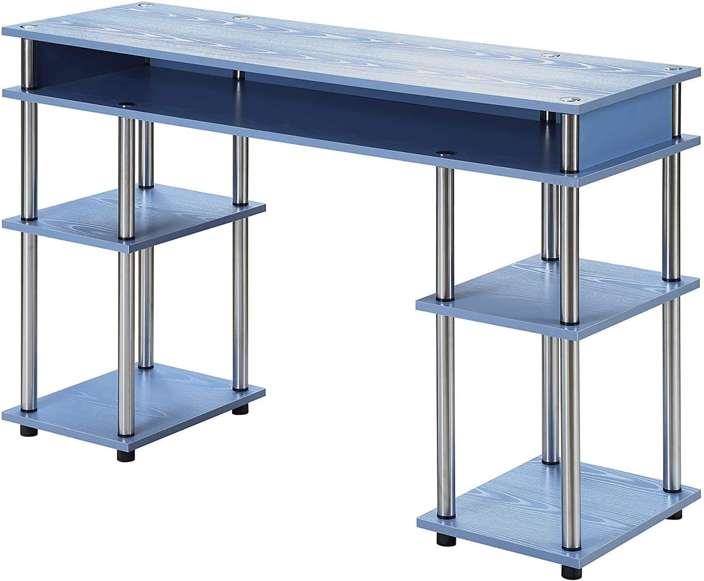Study Table : Morden Study Table with Shelves