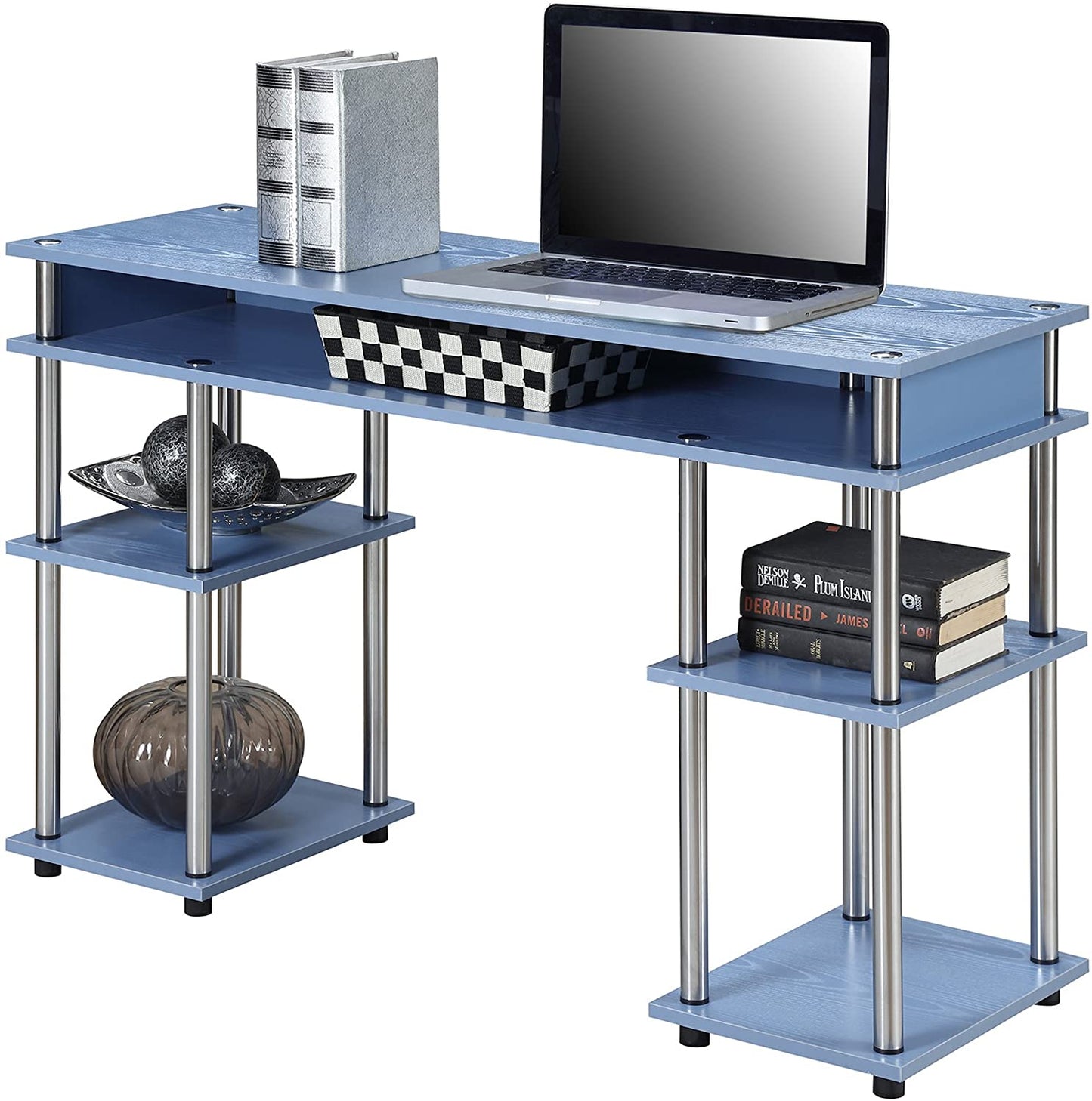 Study Table : Morden Study Table with Shelves