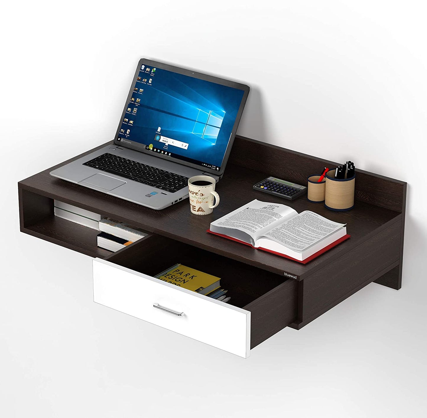 Study Table: Beynold Wall Mount Study Cum Laptop Table (Wenge)