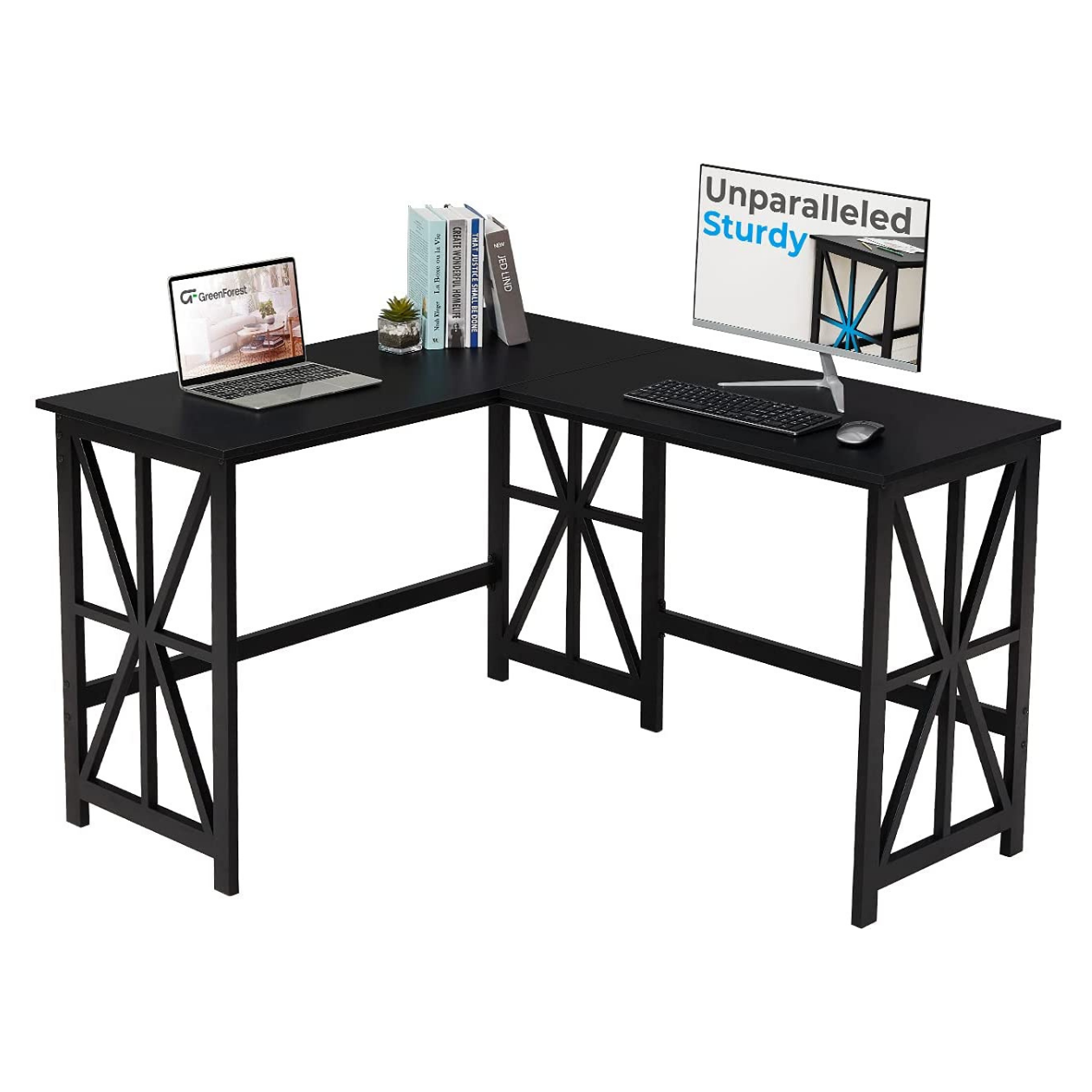Study Table Gaming Desk, Computer Table Workstation for Home Office
