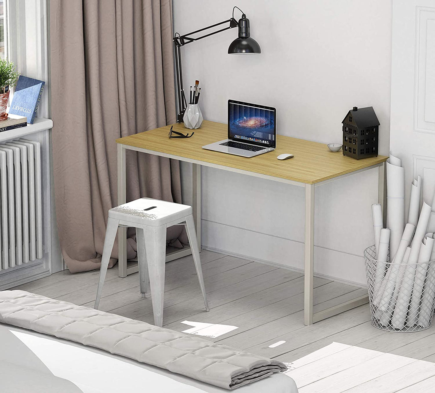 Study Table : Home Office 48-Inch Computer Desk & Study Table