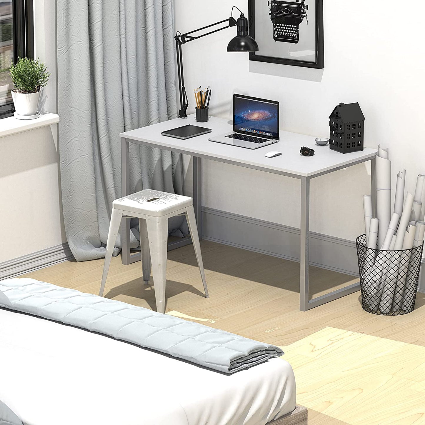 Study Table : Home Office 48-Inch Computer Desk & Study Table