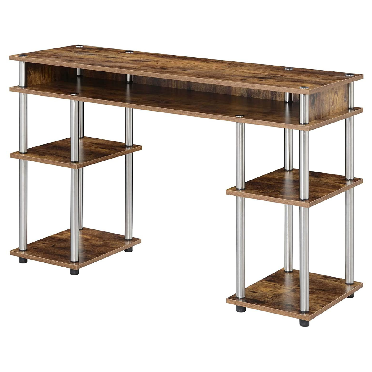 Study Table Modern Study Table with Shelves