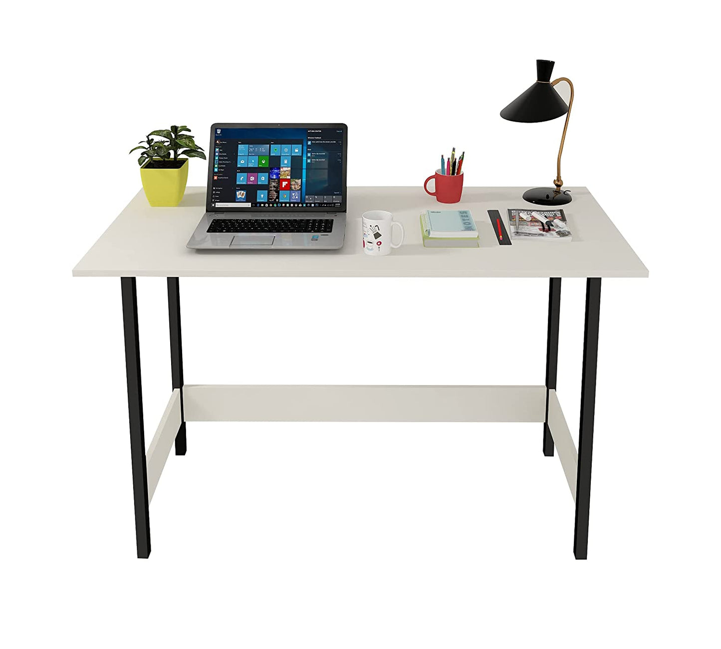 Study Table: Stowe Engineered Wood Study Table Desk for Home & Office