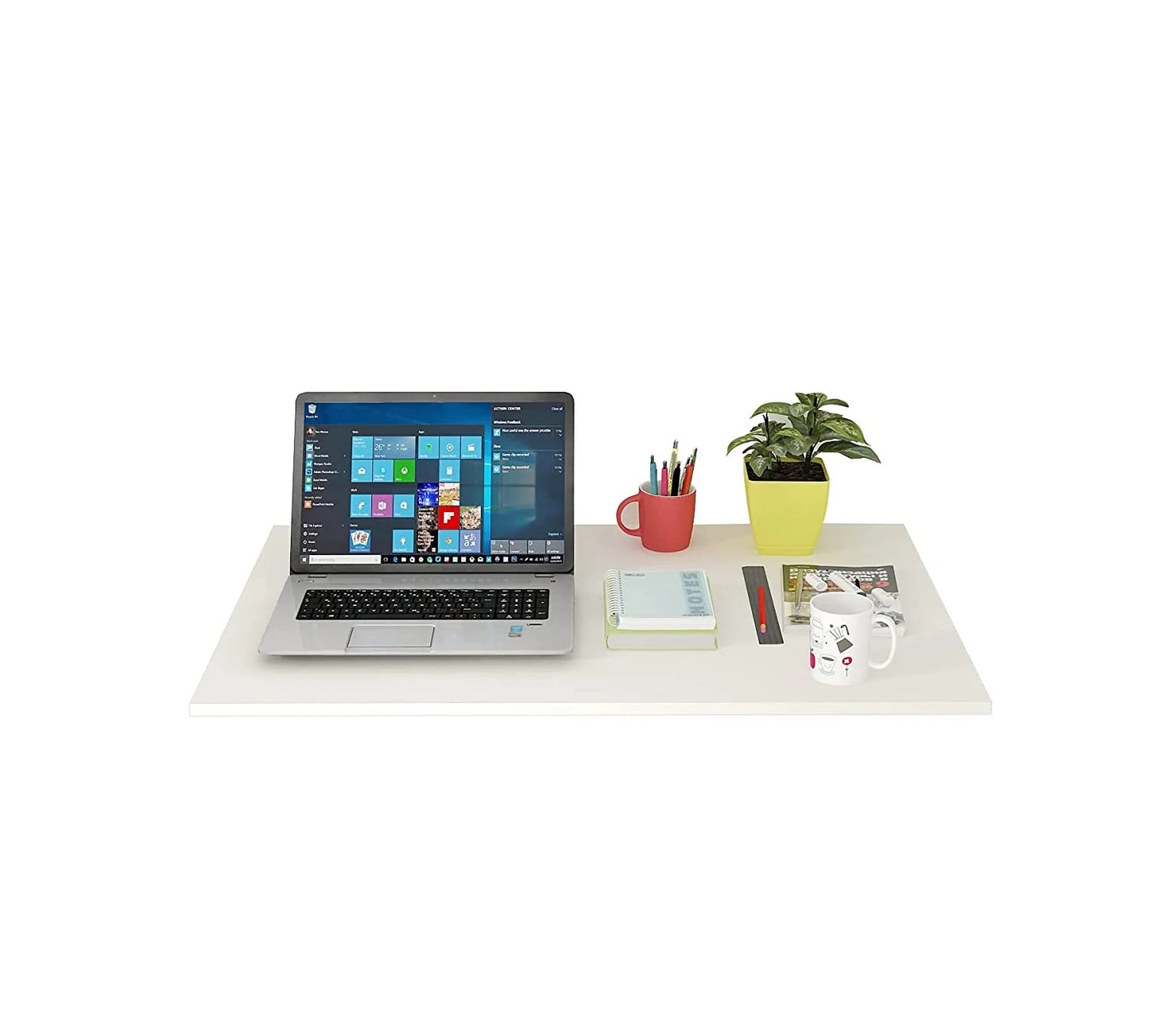 Study Table: Stowe Wood Wall Mount Study Table Desk for Home & Office Computer Table