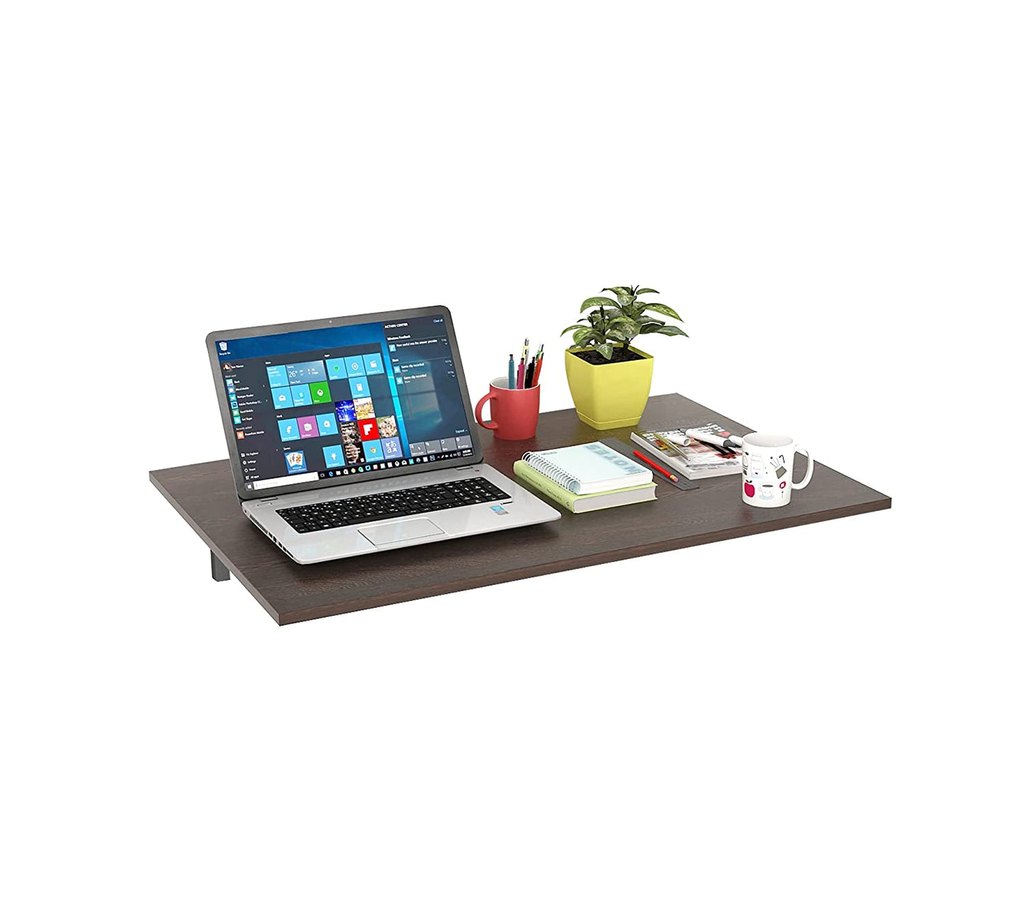 Study Table: Stowe Wood Wall Mount Study Table Desk for Home & Office Computer Table