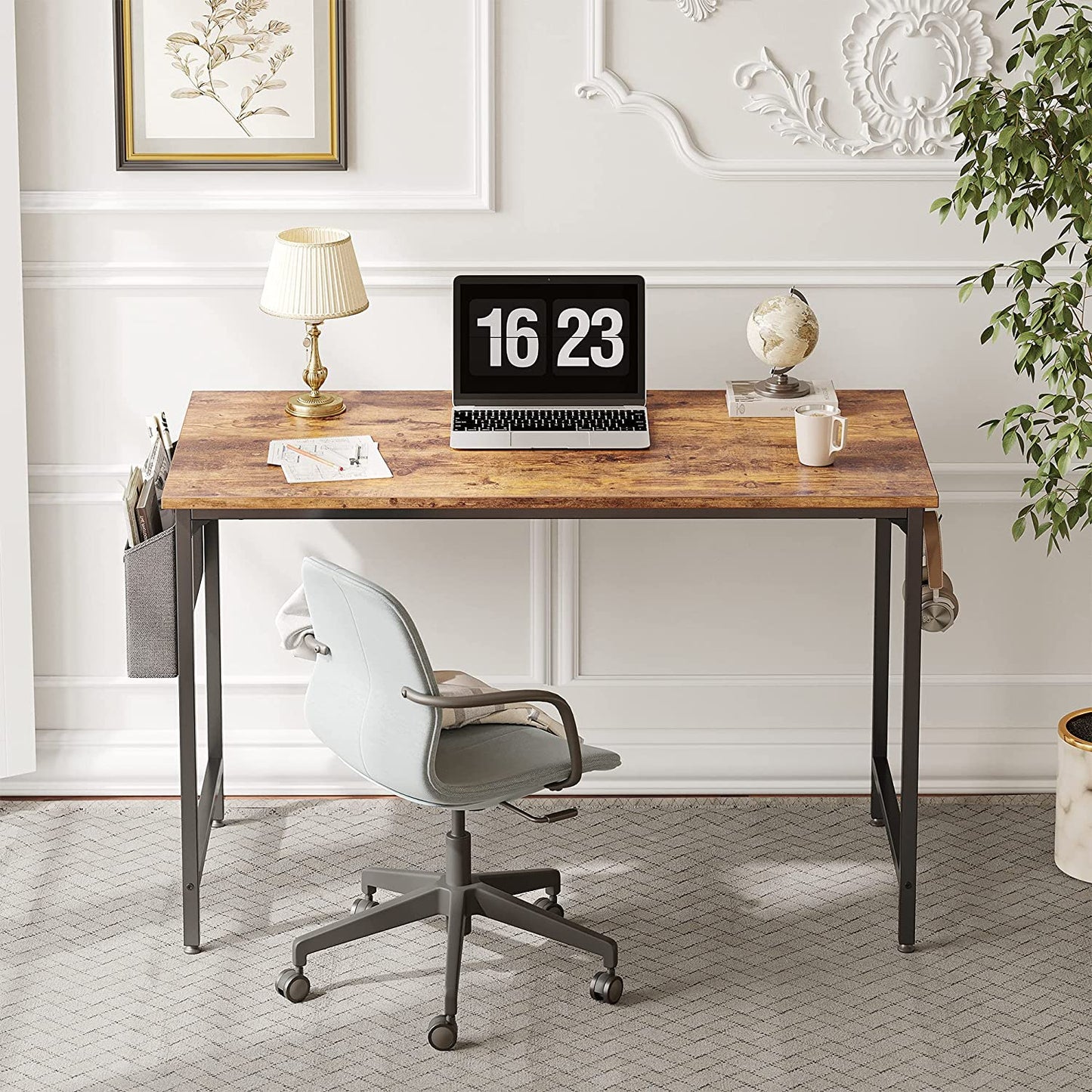 Study Table : Study Computer Desk Small Desk, Modern Simple Style PC Table