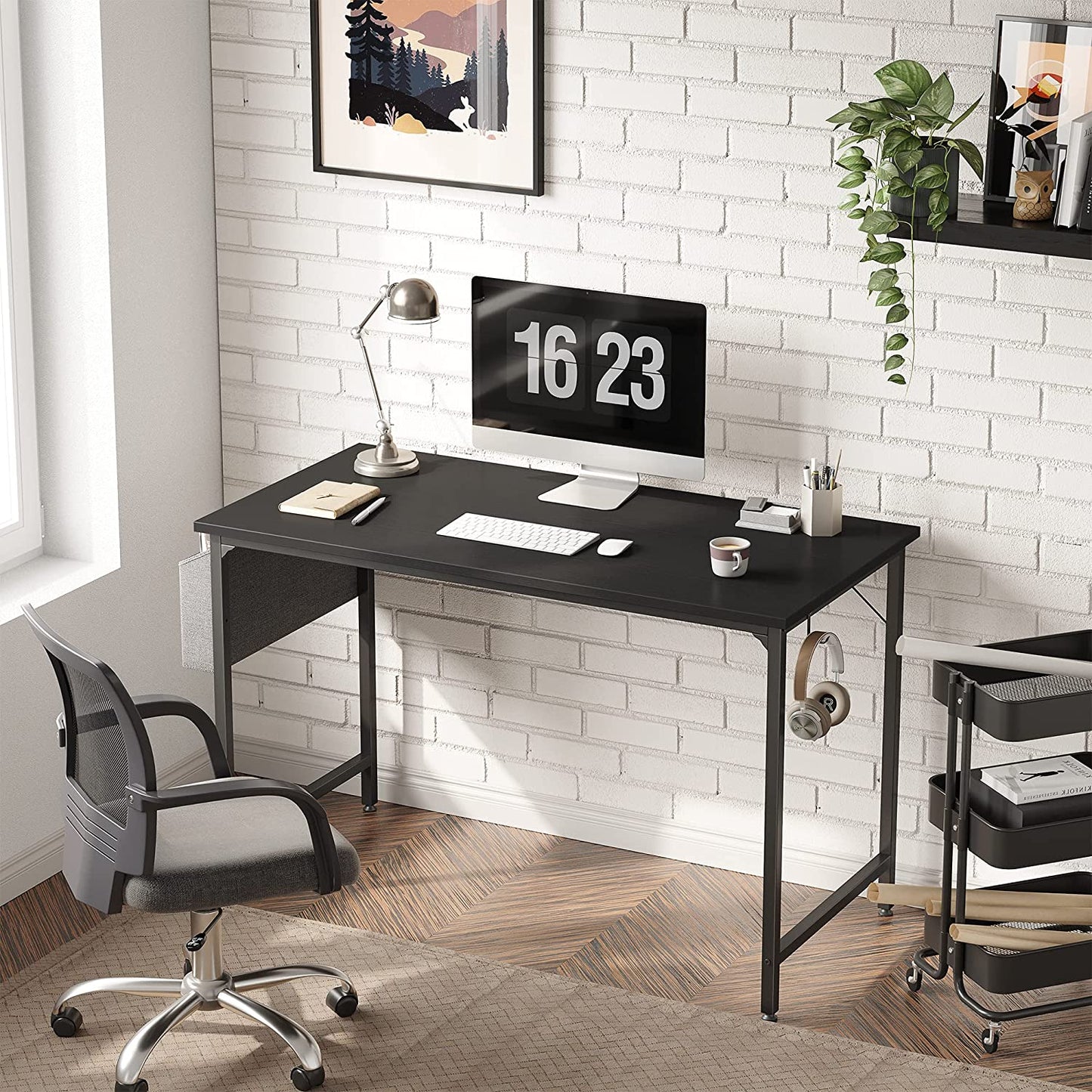 Study Table : Study Computer Desk Small Desk, Modern Simple Style PC Table