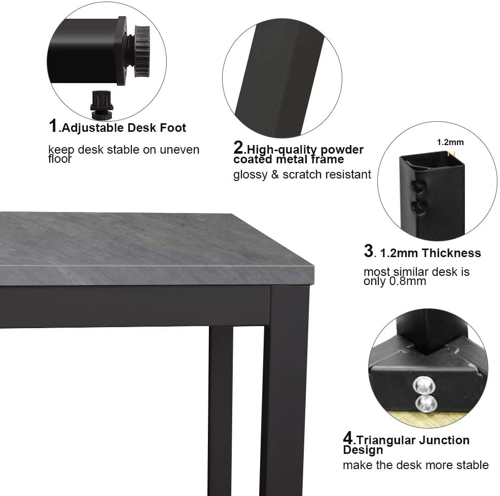 Study Table Study Writing Desk for Small Spaces