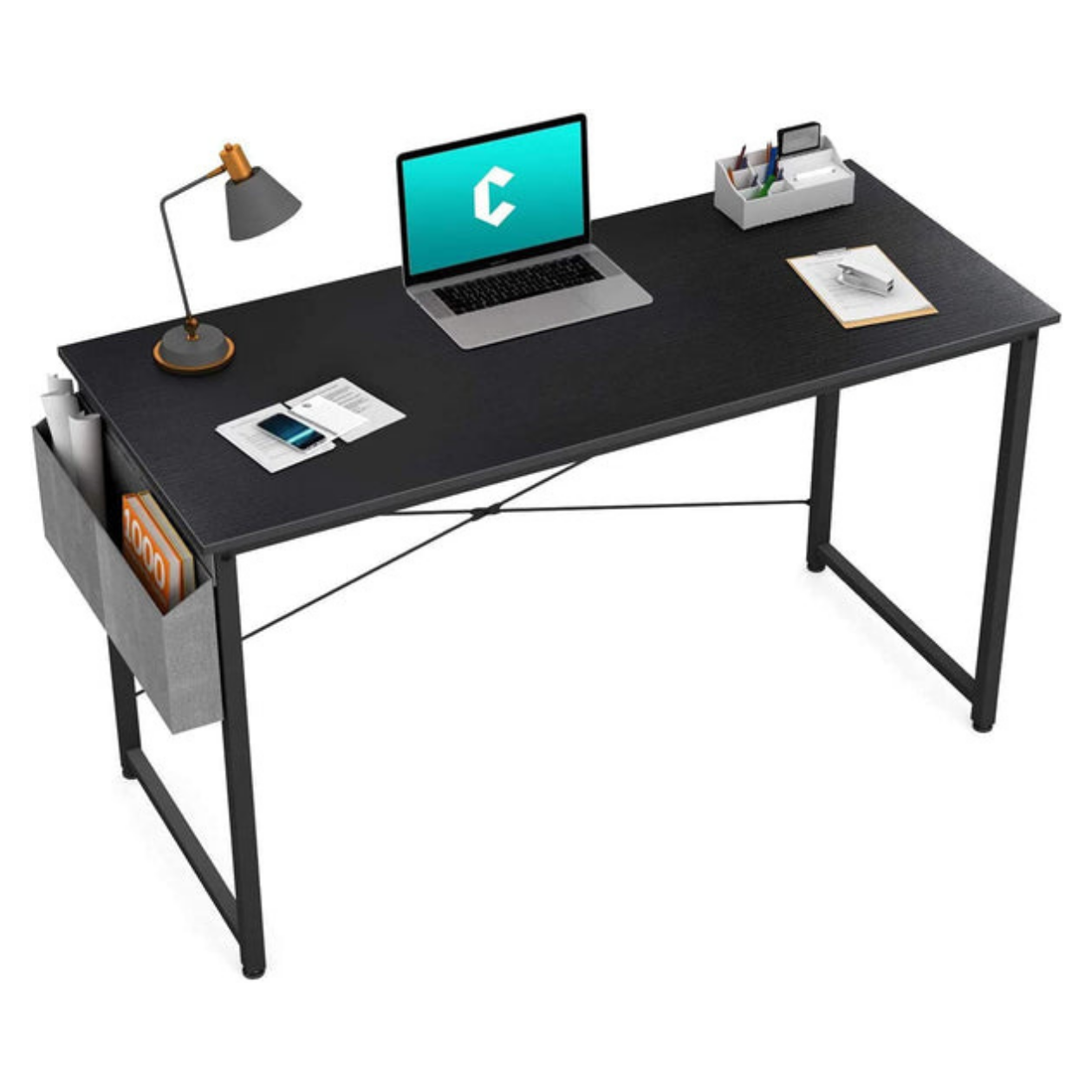 Study Tables 40 inch Home Office Computer Table & Writing Study Desk with Storage Bag