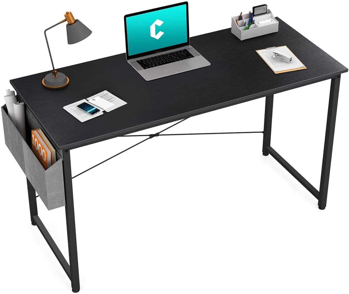 Study Tables : 40 inch Home Office Writing Study Desk with Storage Bag