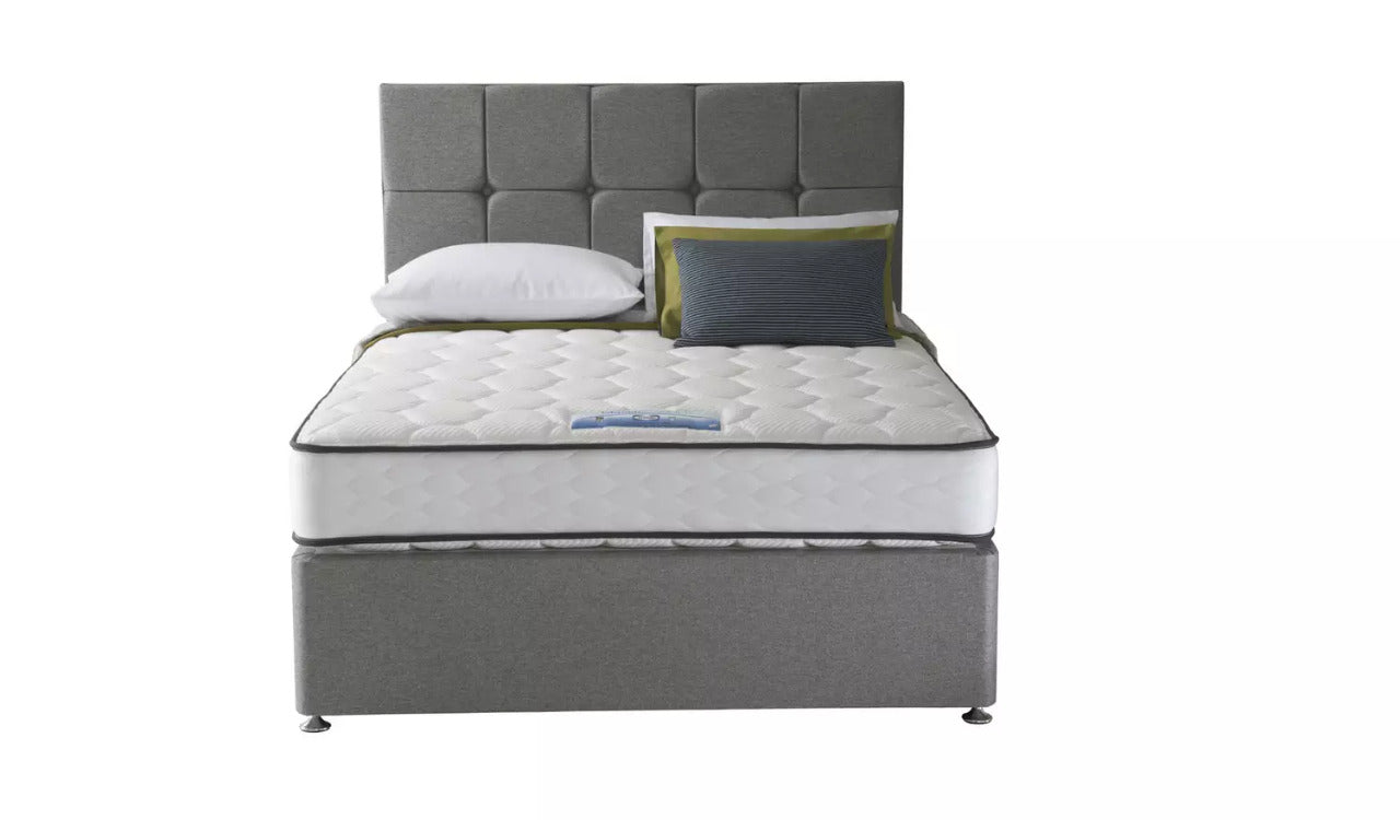 King Size Bed : Dark Grey king Divan