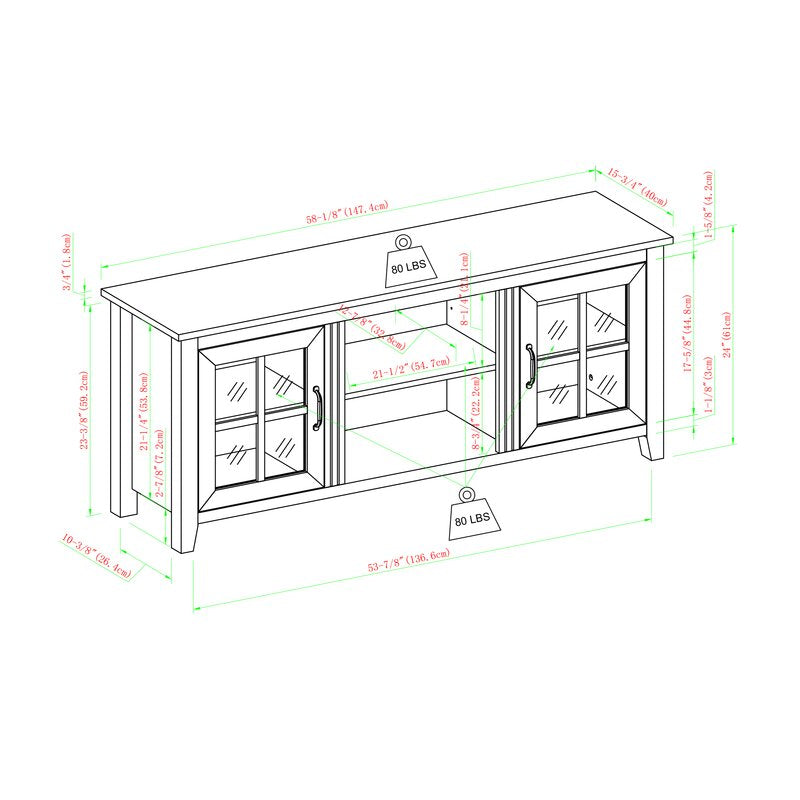 TV Console: Eric TV Stand for TVs up to 65"