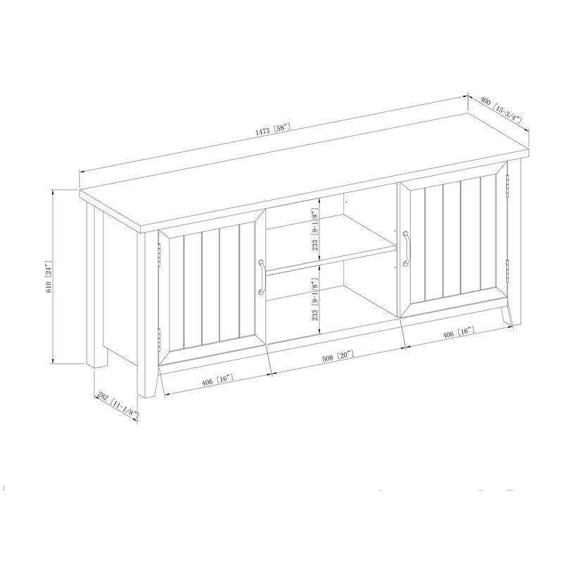 TV Console: TV Stand for TVs up to 65"