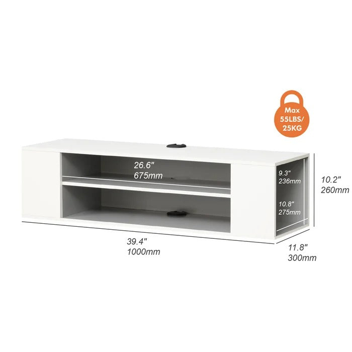 TV Panel: 70" Floating Entertainment Center for TVs