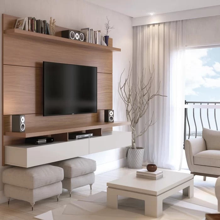 TV Panel: 80" Floating Entertainment Center for TVs