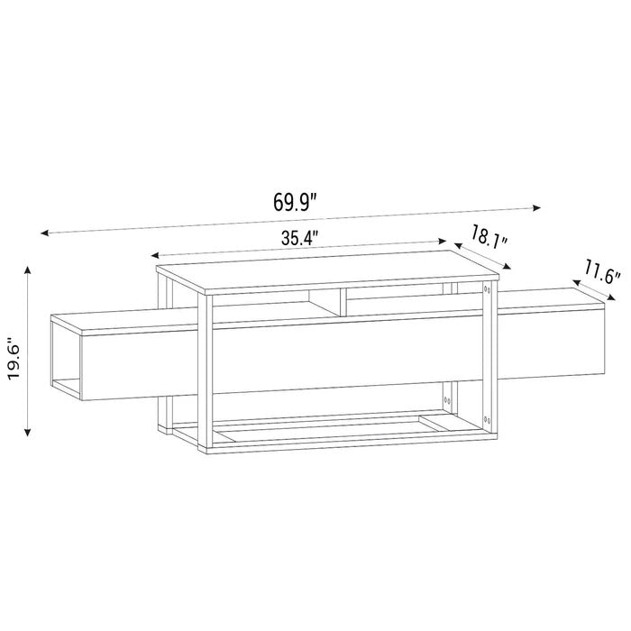 TV Panel: TV Stand for TVs up to 70"