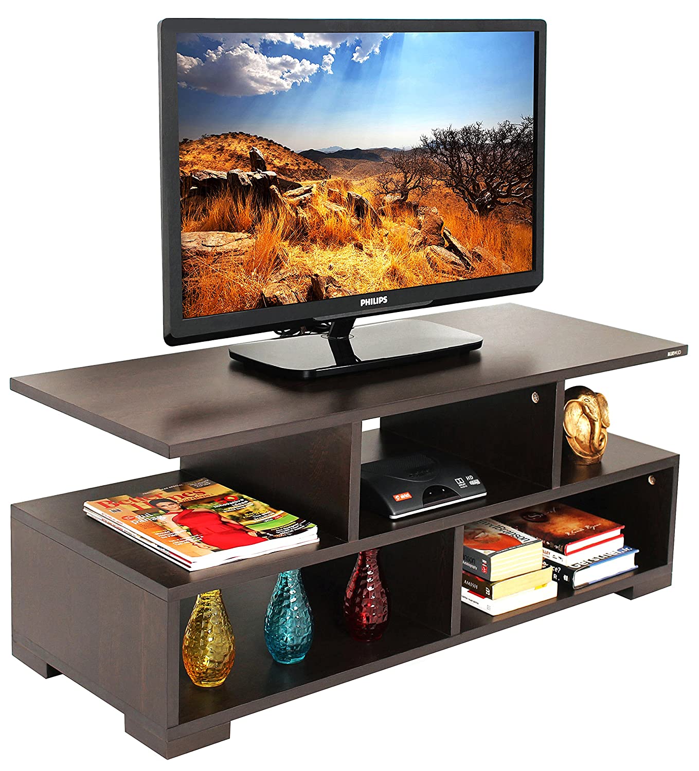 TV Stand: Hictor TV Unit Entertainment Center (Wenge)