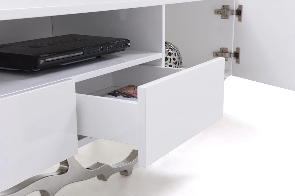 TV Stand: LANA Modern White TV Stand