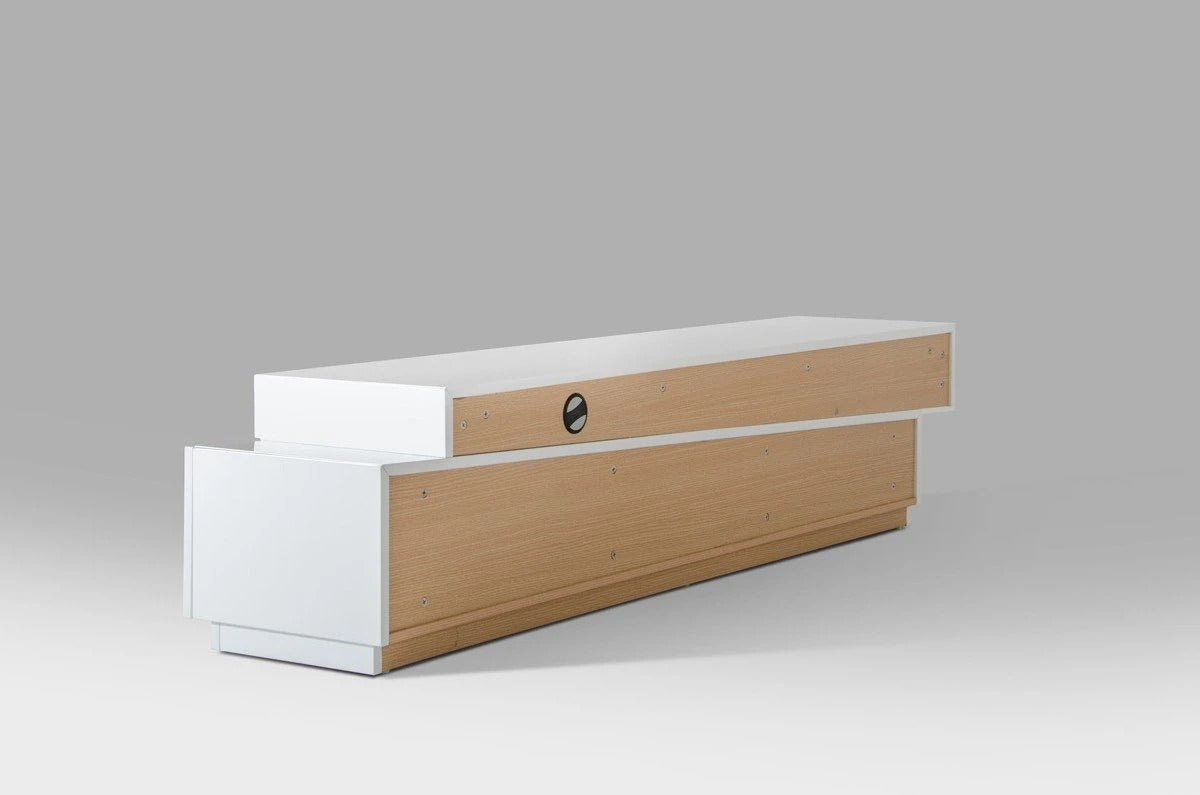 TV Stand Modrest Modern White TV Stand