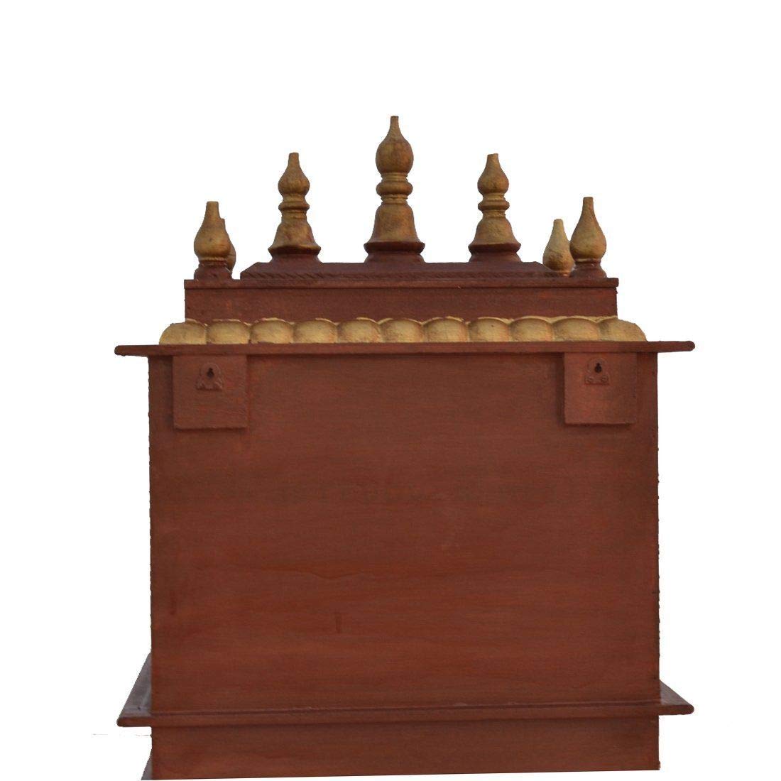 Temple: Rajasthani Ethnic Handcrafted Wooden Temple/Mandir/Pooja Ghar/Mandapam - 18x12x24 inch